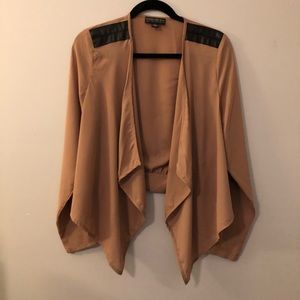 Forever 21+ Chiffon Moto Jacket